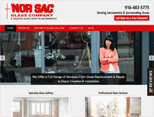 Tablet Screenshot of norsacglass.com